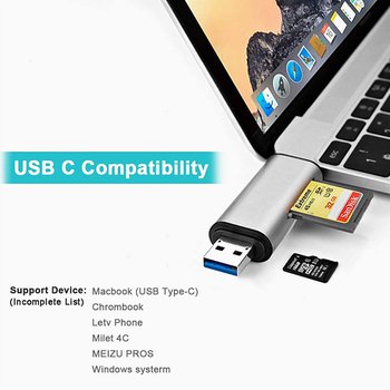 USB 3.0/Type-C讀卡機-支援TF/SD_4